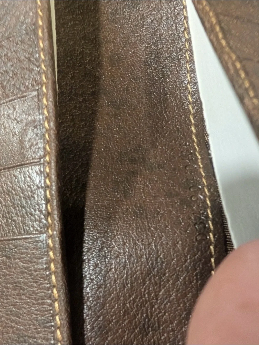 Authentic Vintage Gucci GG Monogram Leather Bifold Wallet – Brown